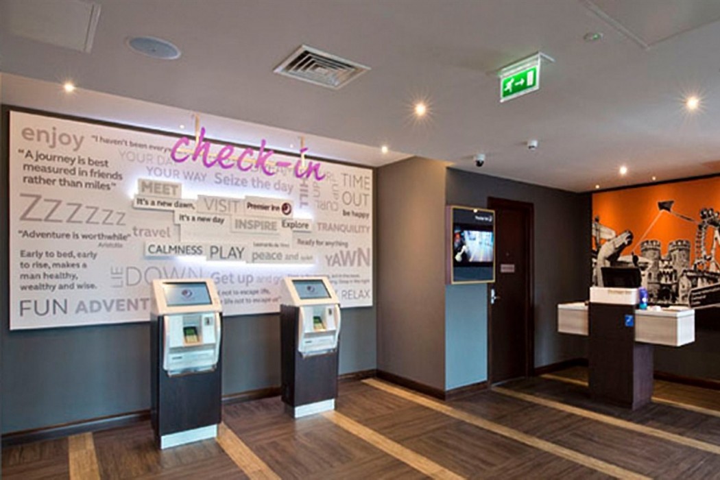 Lobby at Premier Inn Slough West (Slough Trading Estate) Hotel, SLOUGH