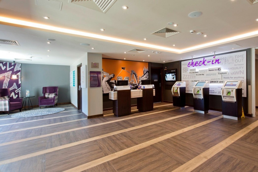 Lobby at Premier Inn London Hayes, Heathrow (Hyde Park), LONDON
