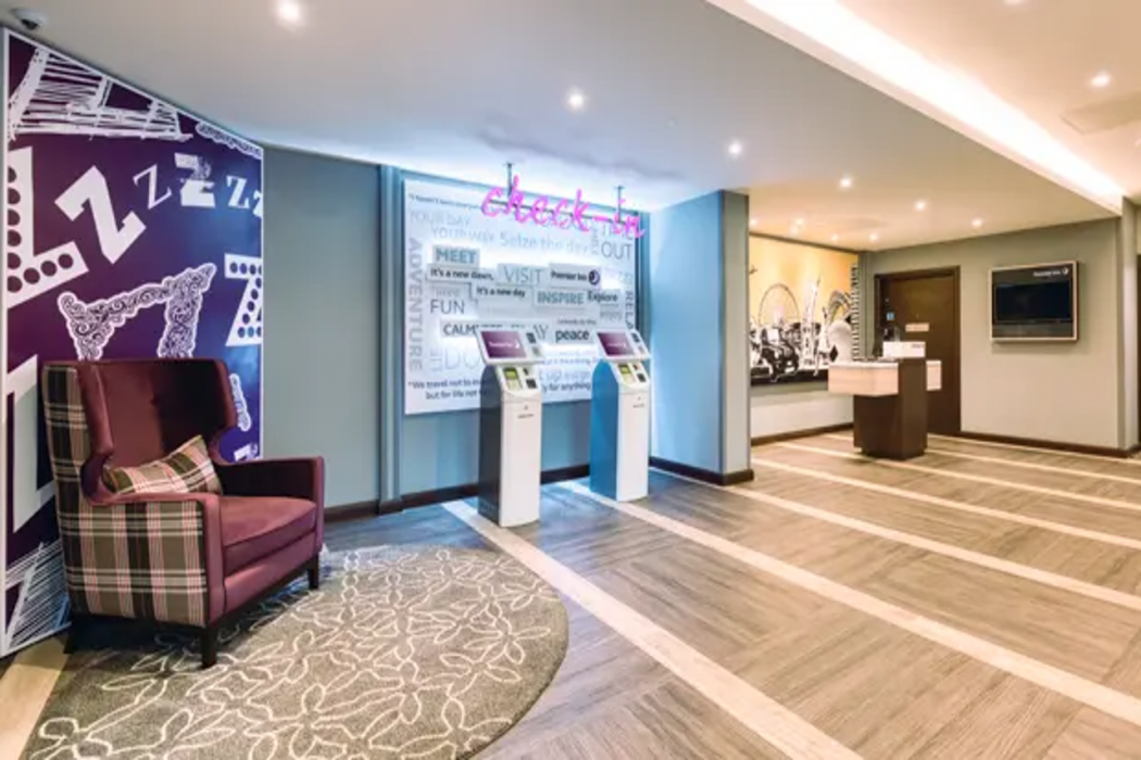 Lobby at Premier Inn London Sutton, LONDON