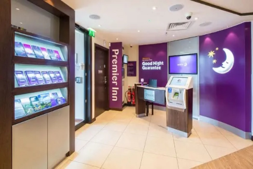 Lobby at Premier Inn Malvern Hotel, Malvern Hills