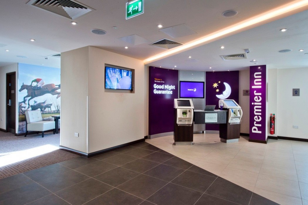 Lobby at Premier Inn Cheltenham Town Centre, CHELTENHAM