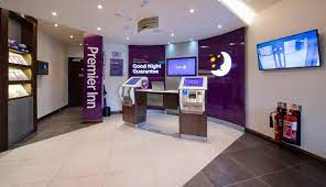 Lobby at Premier Inn London Brixton Hotel, LONDON