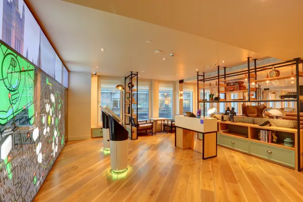 Lobby at Hub By Premier Inn London Goodge Street Hotel, LONDON