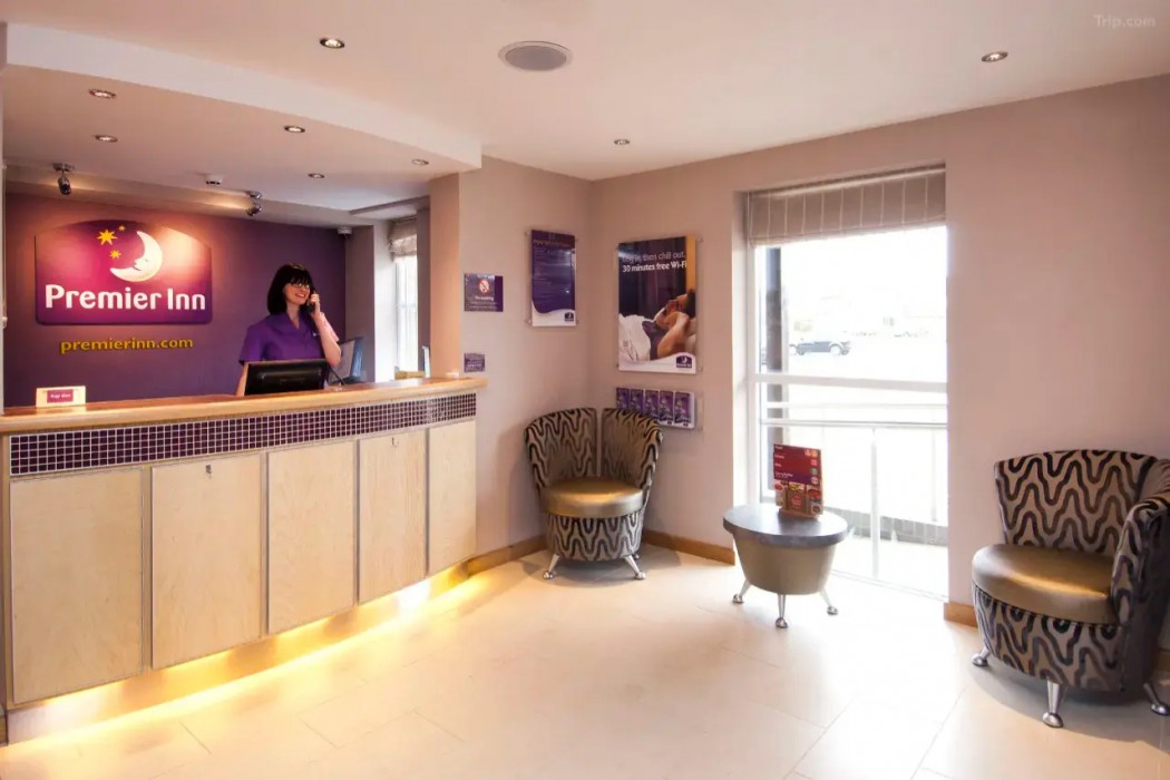 Lobby at Premier Inn Llanelli Central West, LLANELLI - UK