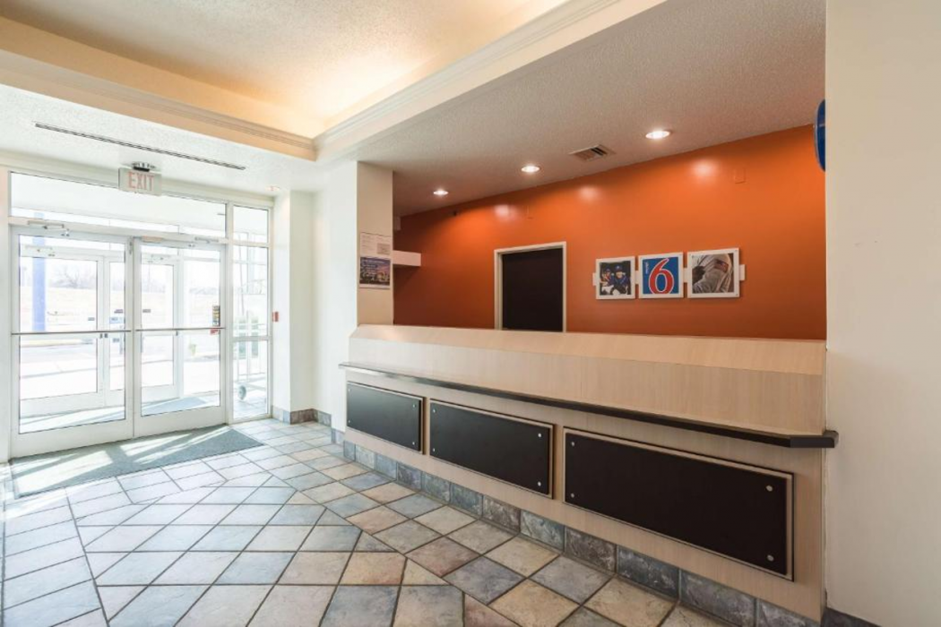 Lobby at Motel6 Dale, IN, DALE - IN