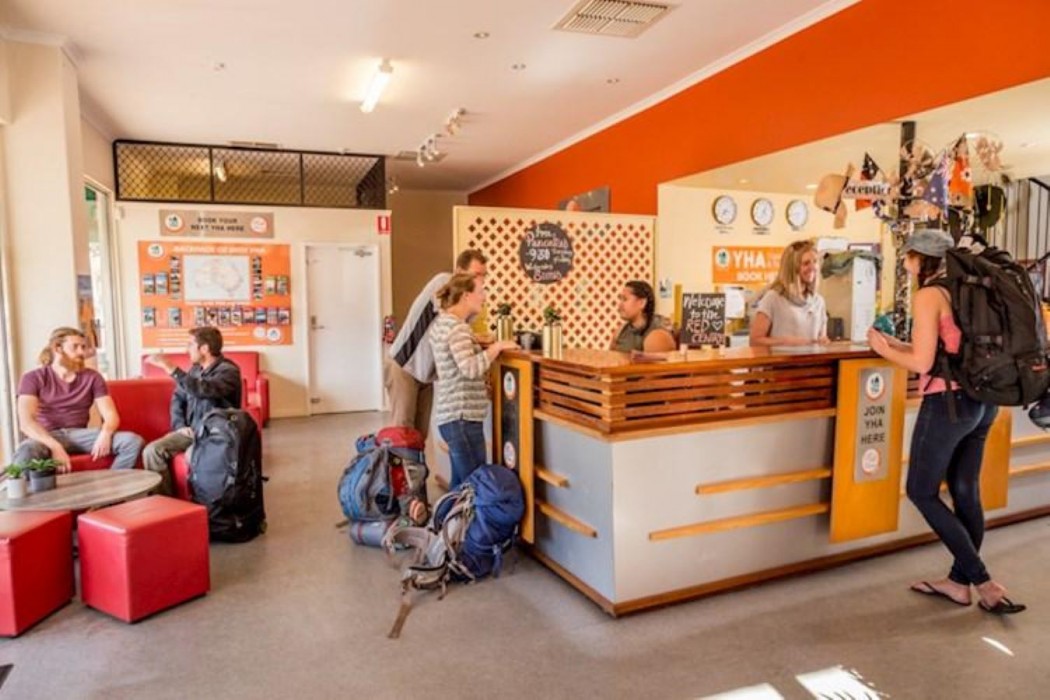 Lobby at Red Rock Hostel, ALICE SPRINGS