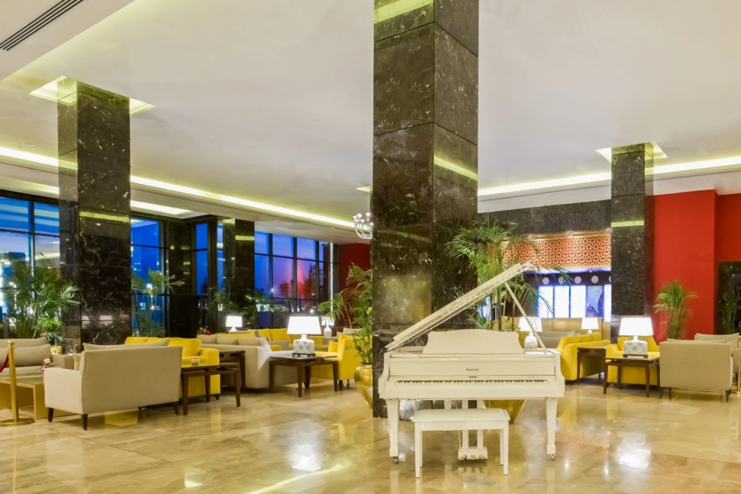 Lobby at Porto Said Hotel & Spa, Al-Manasrah