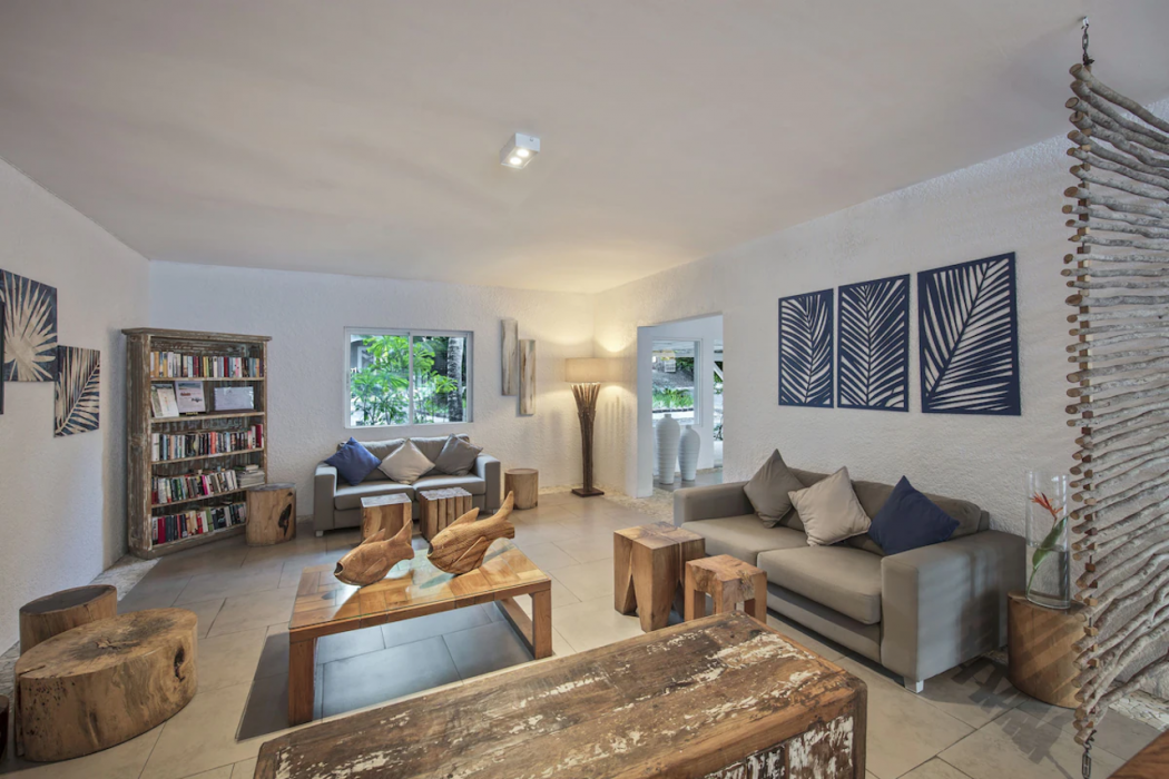 Lobby at Astroea Beach Hotel, Beau Vallon VCA