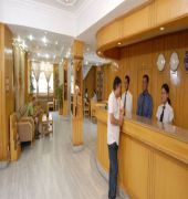 Lobby at Moon Light Hotel, KATHMANDU