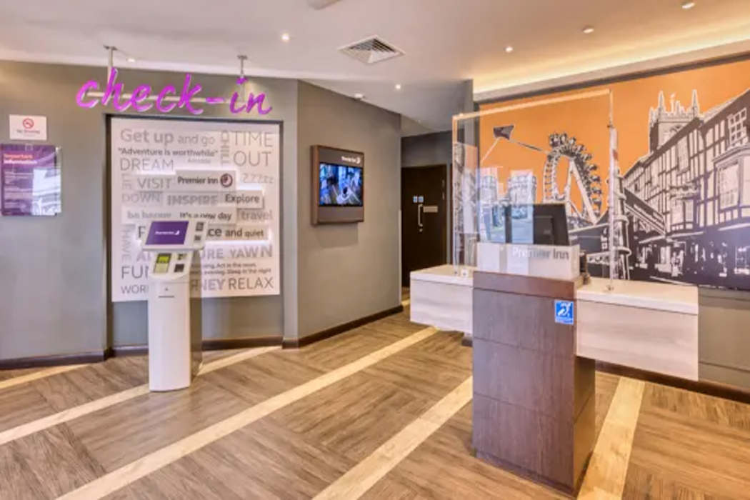 Lobby at Premier Inn Berwick upon Tweed hotel, Berwick upon Tweed