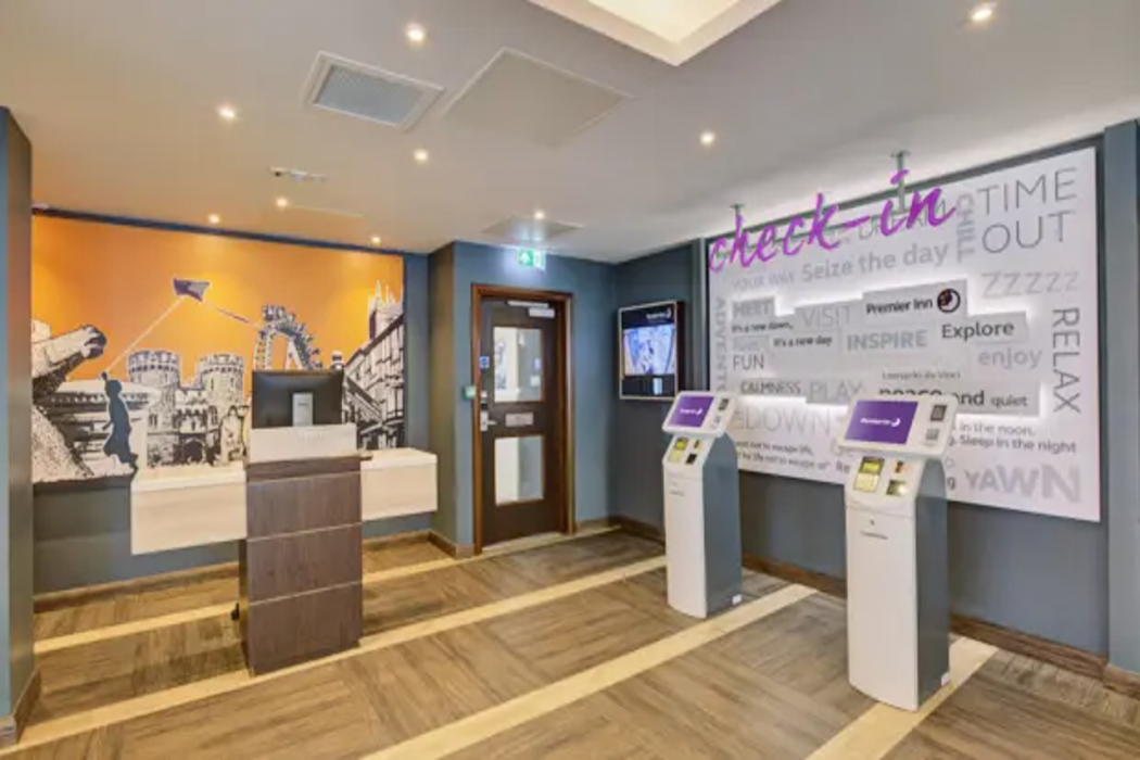 Lobby at Premier Inn Haywards Heath Hotel, Mid Sussex