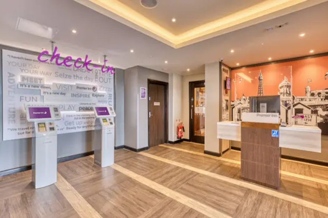 Lobby at Premier Inn Isle of Wight Sandown (Seafront), SANDOWN