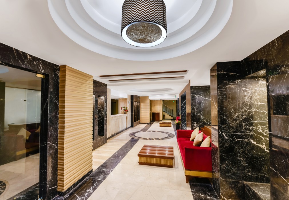 Lobby at Aura Inn Tiba Pyramids Hotel, GIZA