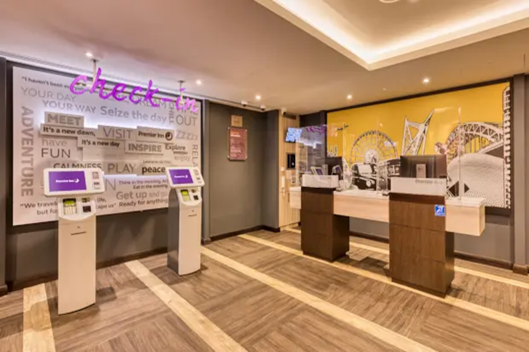 Lobby at Premier Inn Edinburgh City Centre (Waverley) Hotel, EDINBURGH