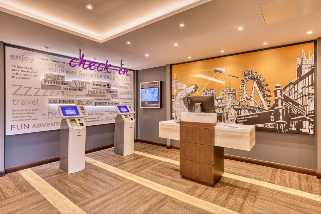 Lobby at Premier Inn Pickering hotel, PICKERING