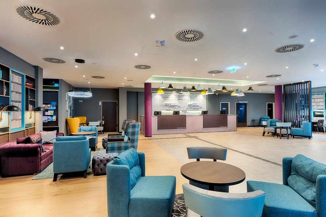 Lobby at Premier Inn Dusseldorf City Friedrichstadt, DUSSELDORF