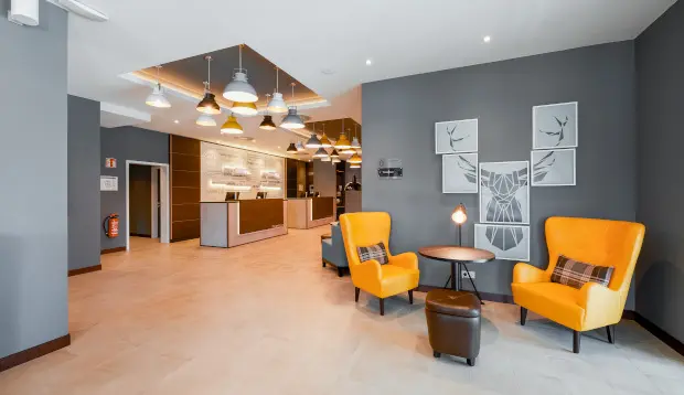 Lobby at Premier Inn Saarbrucken City Congresshalle, SAARBRUCKEN