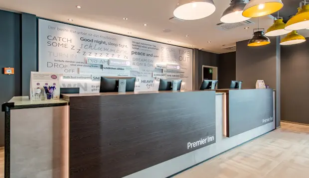 Lobby at Premier Inn Stuttgart City Centre Hotel, STUTTGART