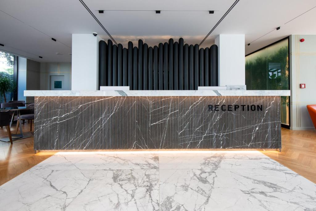 Lobby at Moncafe Hotel Boutique Spa, TIRANA