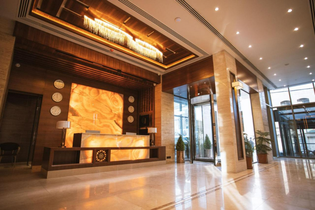 Lobby at Bilitom Hotel, Baghdad, BAGHDAD