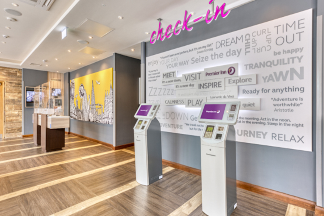 Lobby at Premier Inn London Hammersmith (Shepherds Bush Road), LONDON