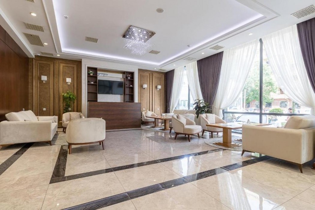 Lobby at Qushbegi Plaza Hotel, TASHKENT