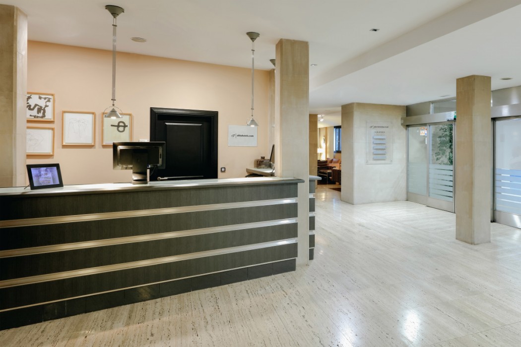 Lobby at Abba Euskalduna Hotel, BILBAO