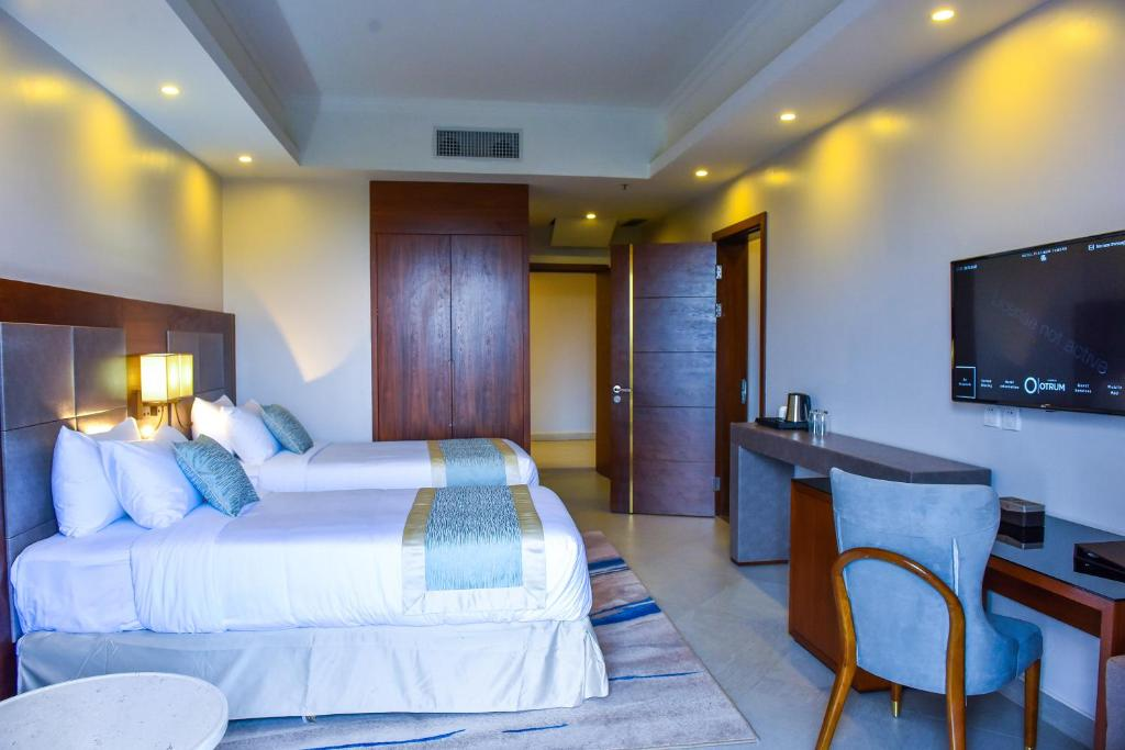 Room at Admas Grand Hotel, ENTEBBE