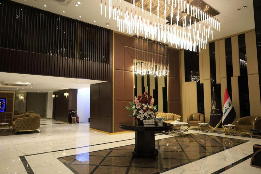Lobby at Capital Heart Hotel, BAGHDAD