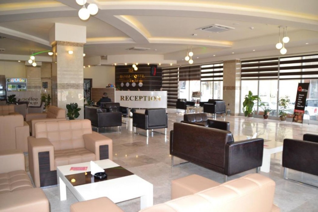 Lobby at Banoj Hotel, ERBIL