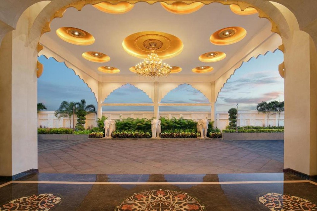 Lobby at Kaldan Samudhra Palace, a Palace by the Sea, MAHABALIPURAM