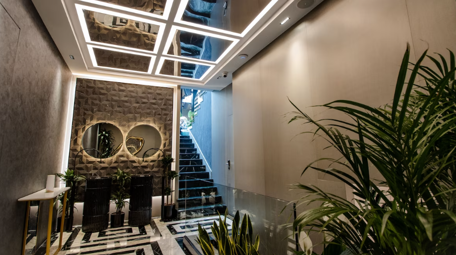 Lobby at The Crown Hotel Tirana, TIRANA