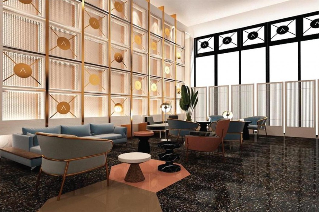 Lobby at Sleeping Lion Suites, KUALA LUMPUR