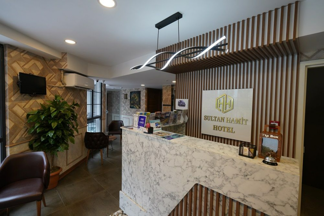 Lobby at Sultan Hamit Hotel, ISTANBUL