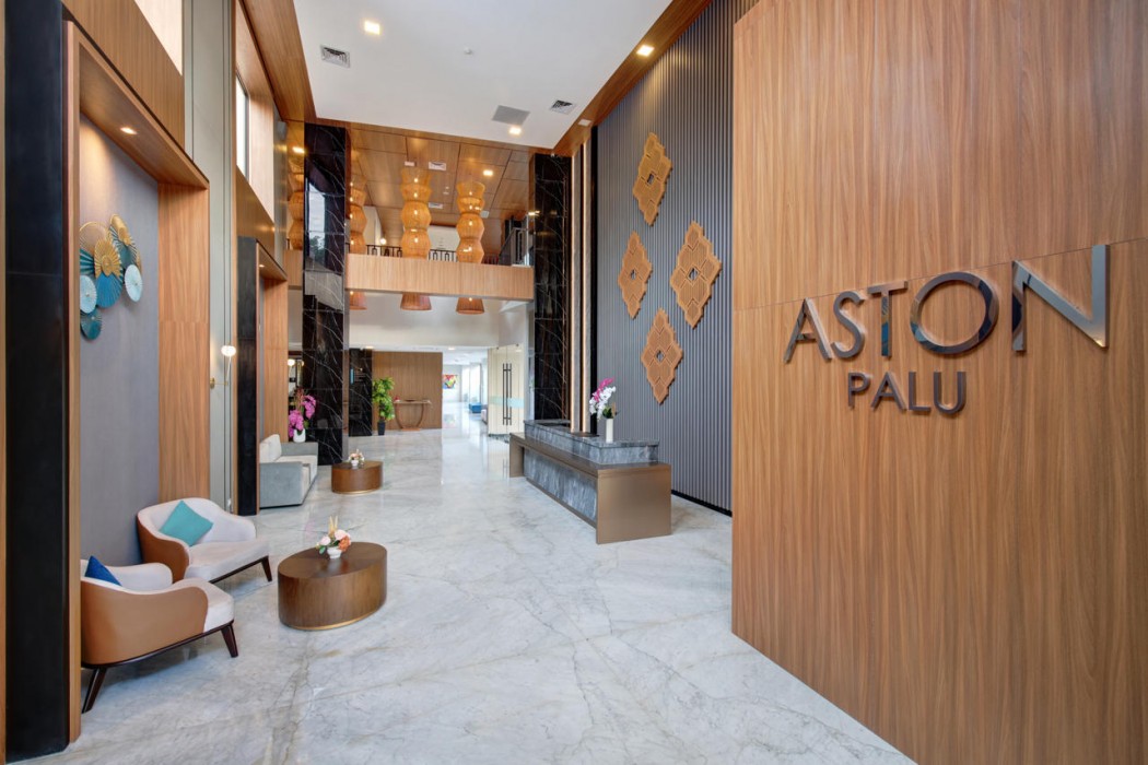 Lobby at Aston Palu Hotel and Conference Center, PALU