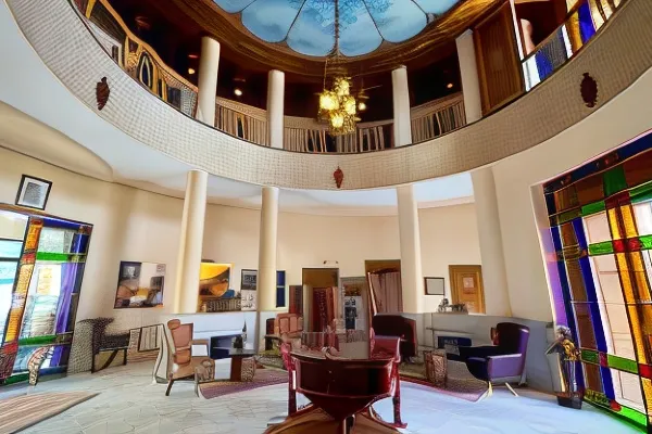 Lobby at Le Sillage Palace sky & Spa, MARRAKECH