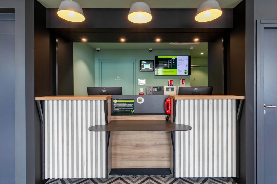 Lobby at B&B Hotel Mulhouse Bale Aeroport, Hesingue