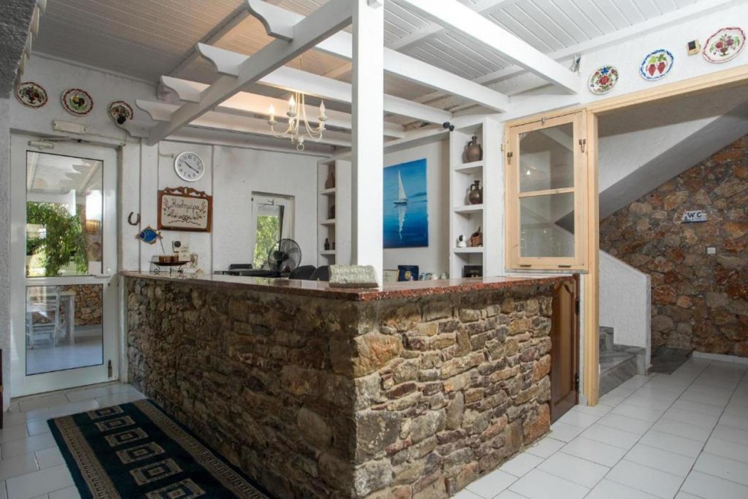 Lobby at Irini Hotel, TILOS
