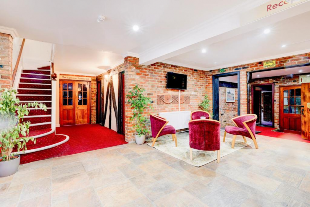 Lobby at OYO The Rivenhall Hotel in Witham, Chelmsford, WITHAM