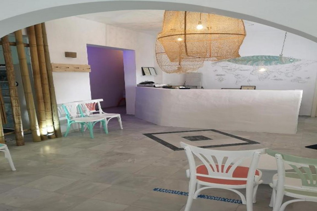 Lobby at Aeolos Apartments, SIFNOS