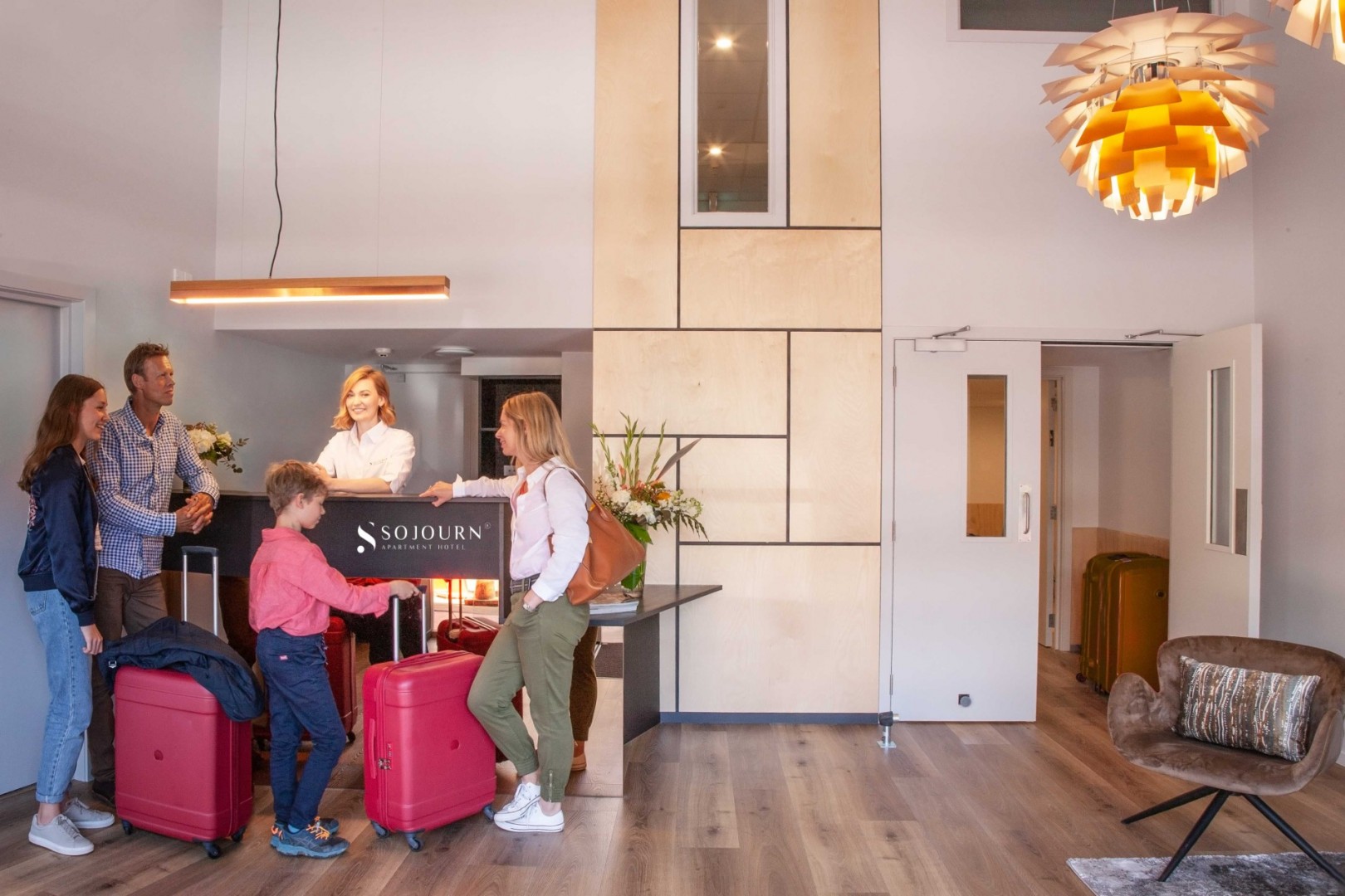 Lobby at Sojourn Apartment Hotel Riddiford Street Limited, WELLINGTON - NZ