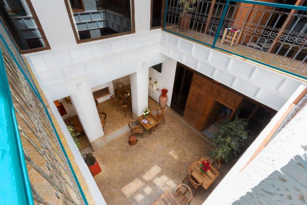 Lobby at Riad Ambre et Jasmin, MARRAKECH