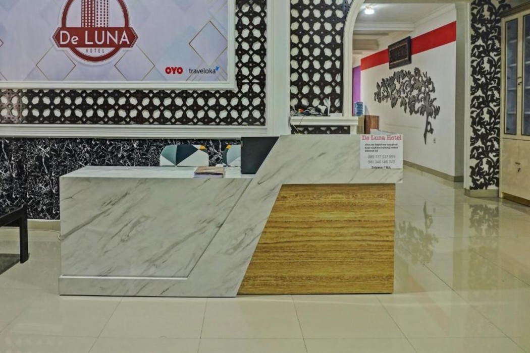 Lobby at Super OYO 92518 De Luna Hotel, BANJARBARU