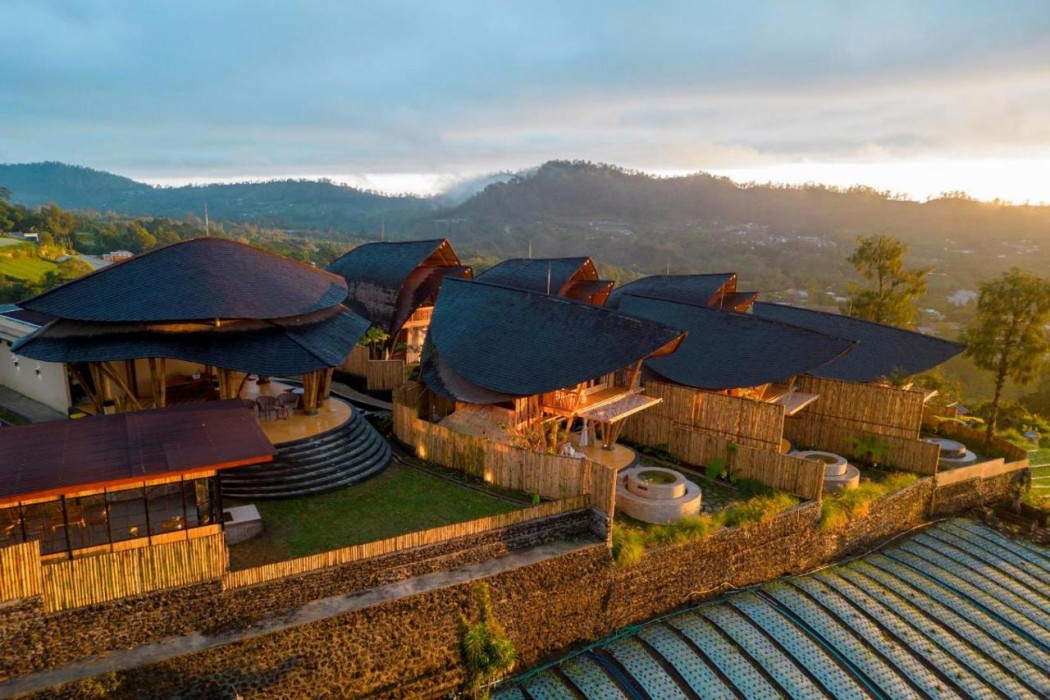 The Dewi Eco Bamboo Villa in Kintamani