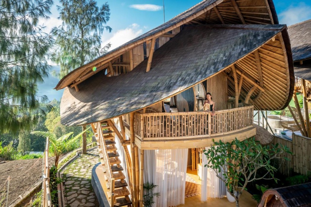 The Dewi Eco Bamboo Villa in Kintamani