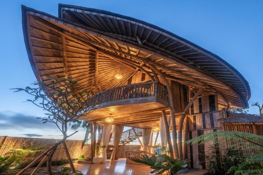 The Dewi Eco Bamboo Villa in Kintamani