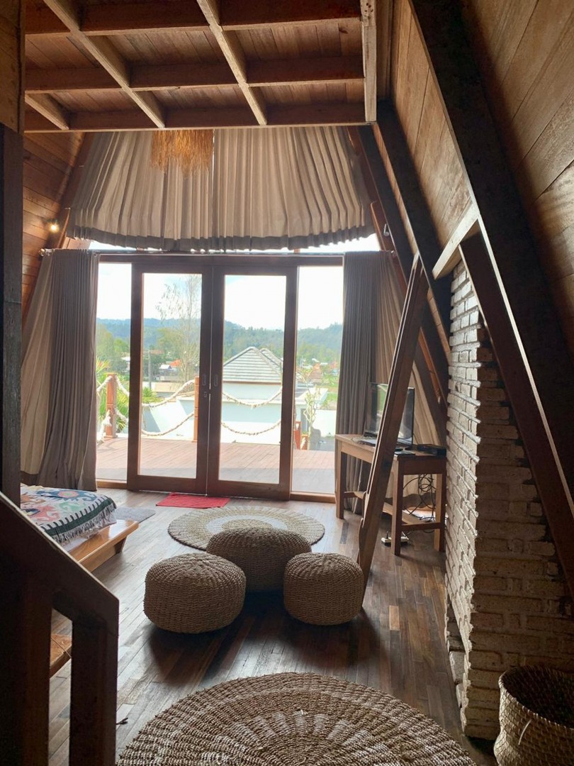 2 bedroom Joglo with Pool View، Volcano Side Bali by ZUZU 29/57