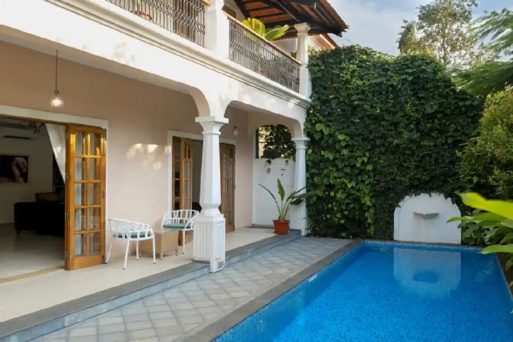 ELIVAAS Panache 3 BHK Villa with private pool, Arpora 35/60