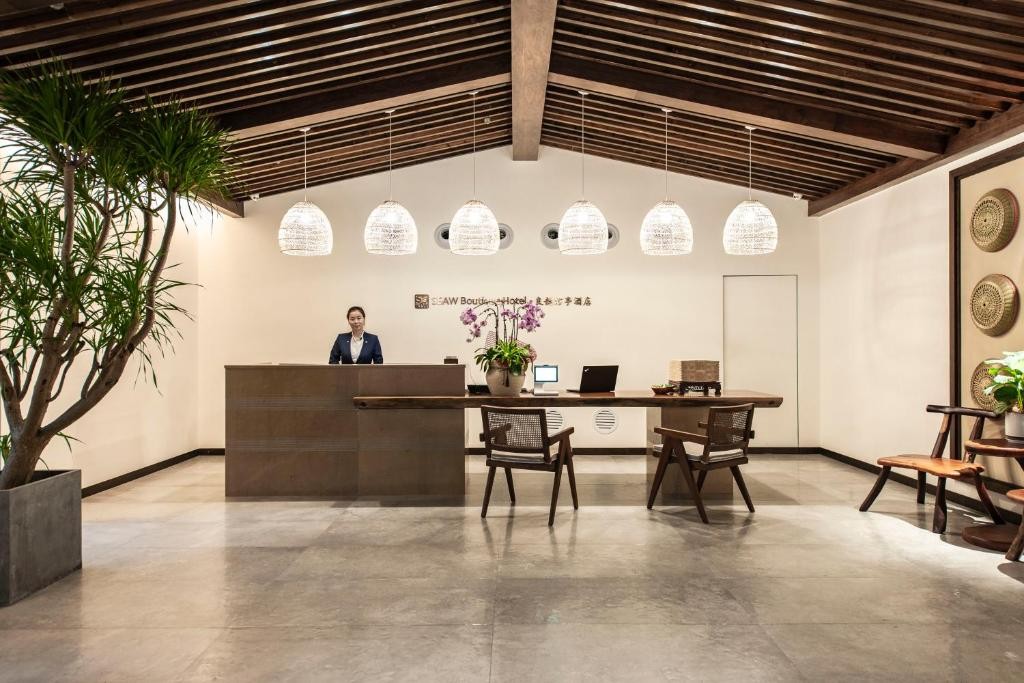 Lobby at SSAW Boutique Hotel Hangzhou Liangyun, HANGZHOU