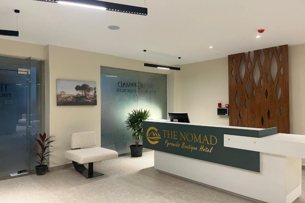 Lobby at The Nomad Pyramids Boutique Hotel, GIZA